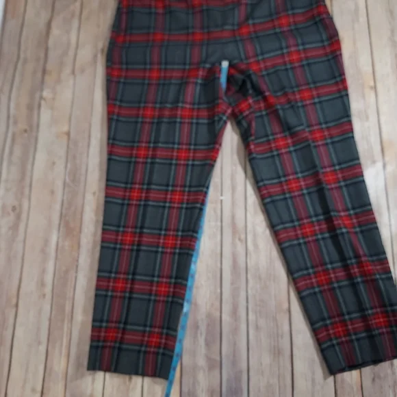 Talbots tartan wool blend Slim Ankle Pants NWT 14P - Picture 13 of 13